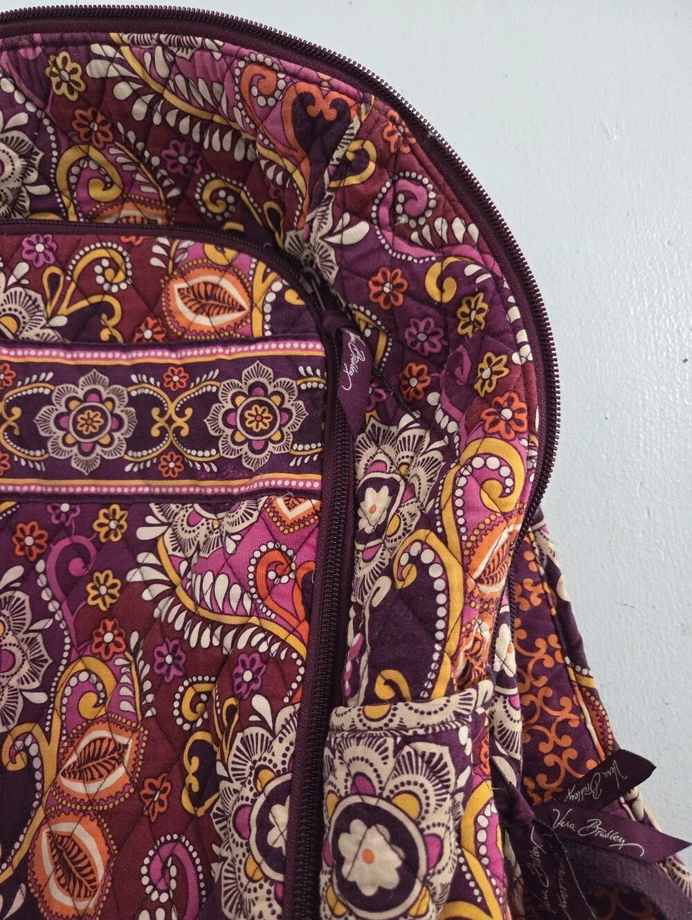 Vera Bradley Backpack With Built In Computer Compartment